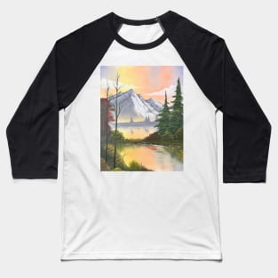 Sunset Mountain Baseball T-Shirt